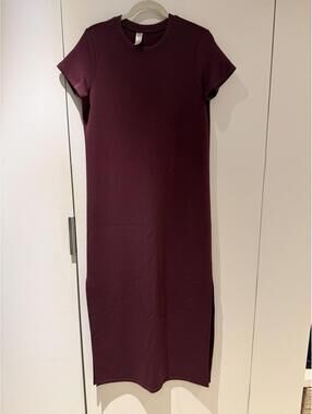 Spanx AirEssentials Burgundy Maxi Dress Size M
